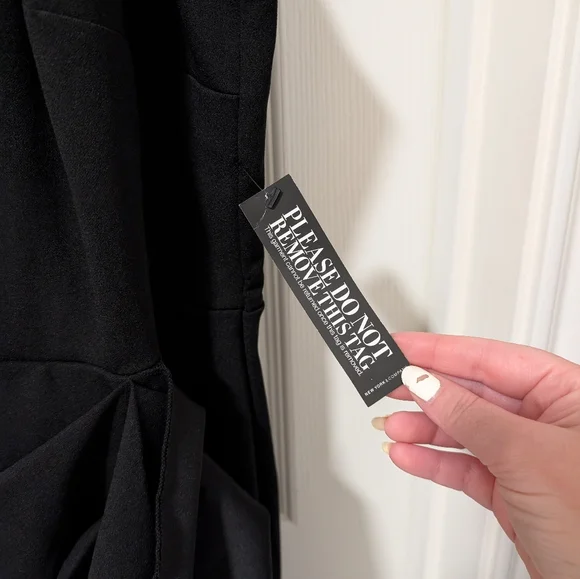 3/$10 NWT New York & Company Black Halter Dress - Picture 5 of 8